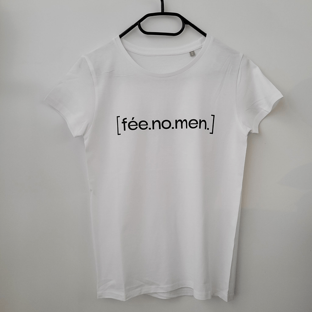 TSHIRT COTON BIO FÉE.NO.MEN NOIR PAILLETÉ