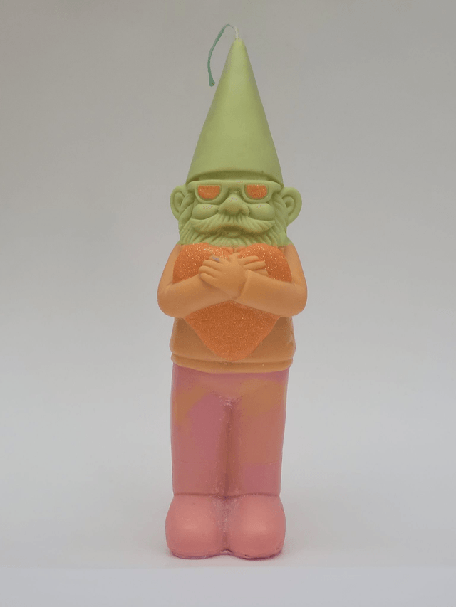 BOUGIE_NAIN_BICHROME H35 CM
