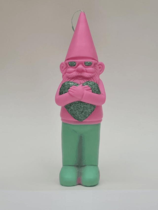 BOUGIE_NAIN_BICHROME H35 CM