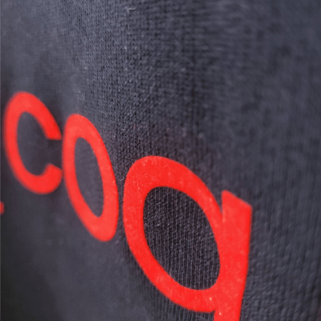 SWEAT COQLITCO MARINE ET ROUGE VELOUR